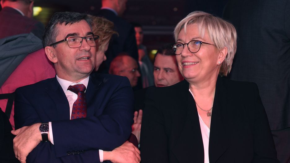 Andrzej Przyłębski i Julia Przyłębska na gali "Człowieka Roku"