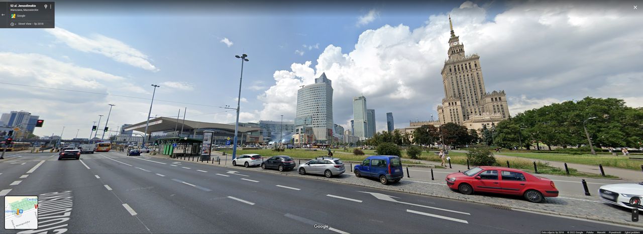 Warszawa w Google Street View