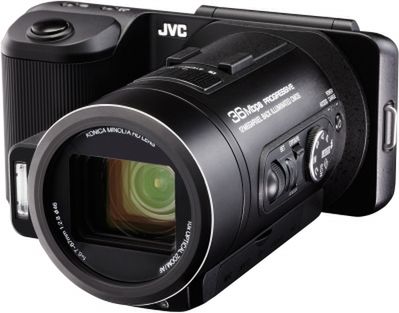 Hybryda JVC - połączenie kamery Full HD z cyfrową lustrzanką