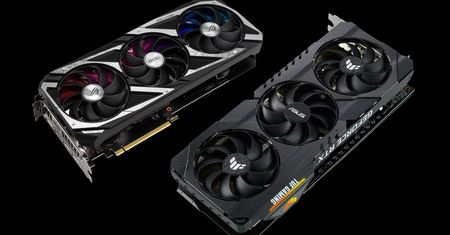 GeForce RTX 3060 w wersji ROG Strix i TUF Gaming - ASUS kusi autorskimi modelami