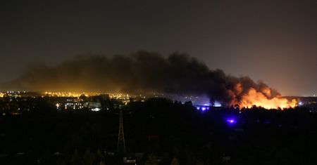 Sosnowiec. Pożar na wysypisku śmieci. Najnowsze informacje. "Nielegalne składowisko odpadów"