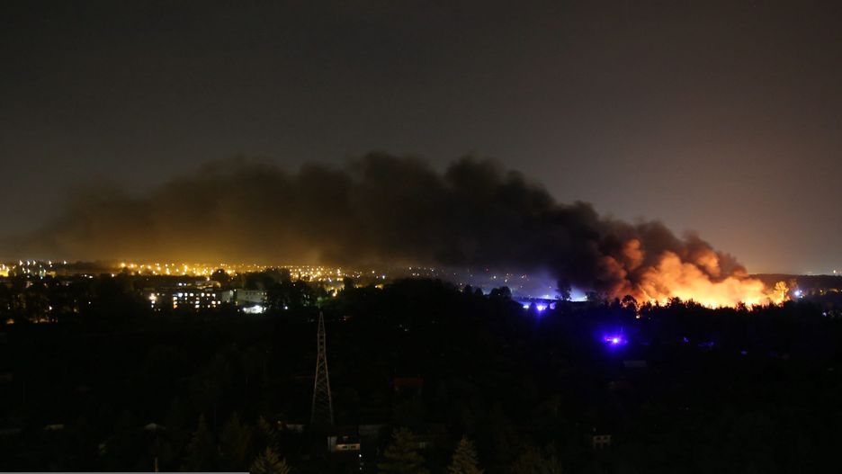 Sosnowiec. Składowisko odpadów, które spłonęło było nielegalne