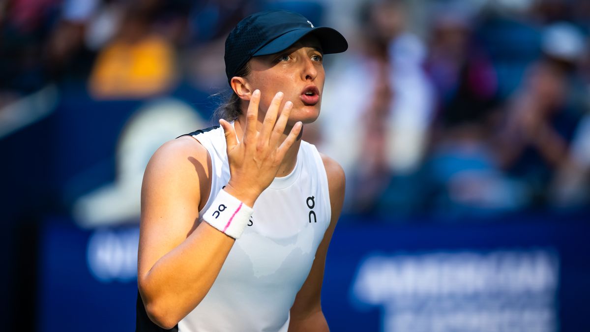 Getty Images / Robert Prange / Iga Świątek na turnieju US Open 2025