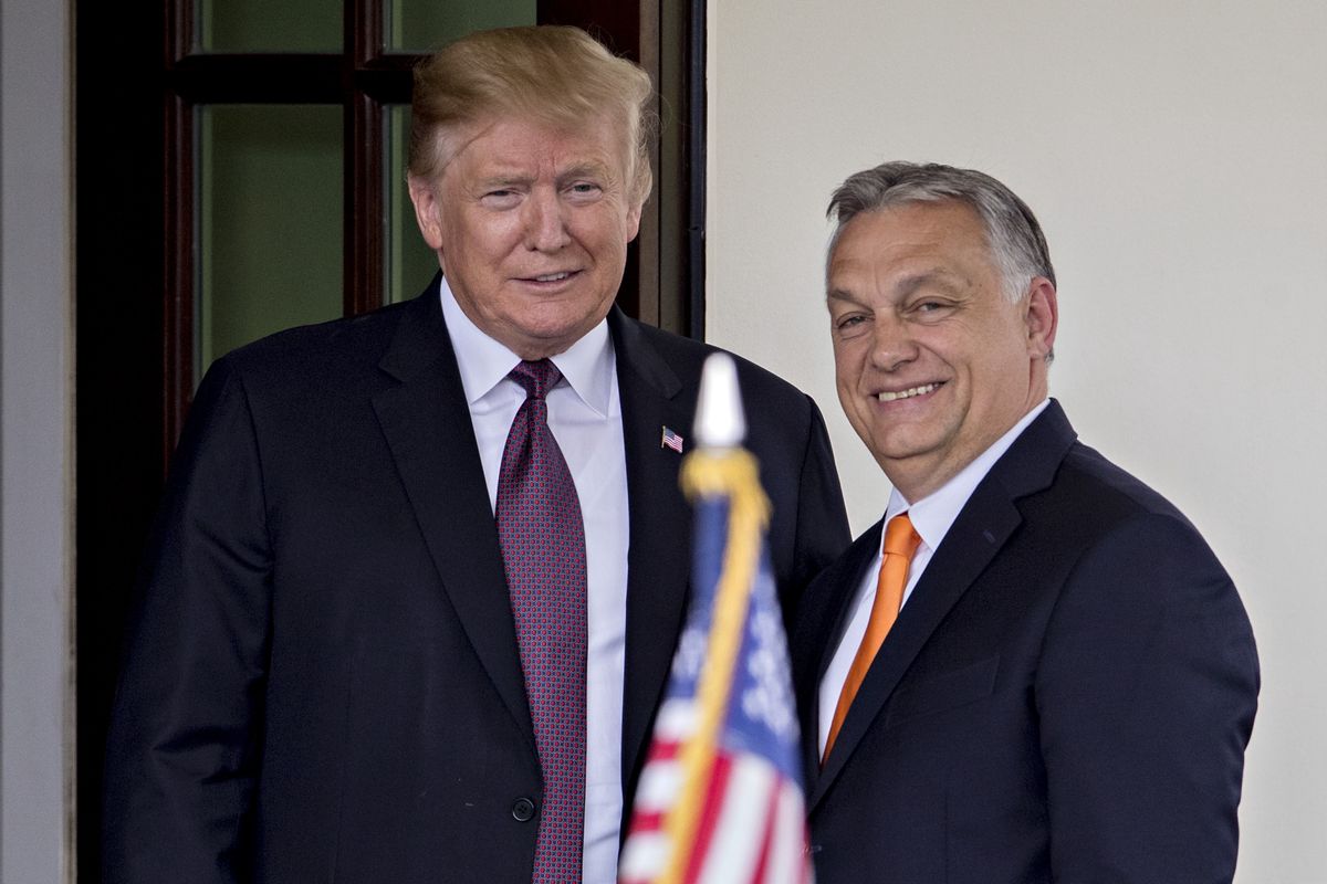 Donald Trump i Wiktor Orban w 2019 roku