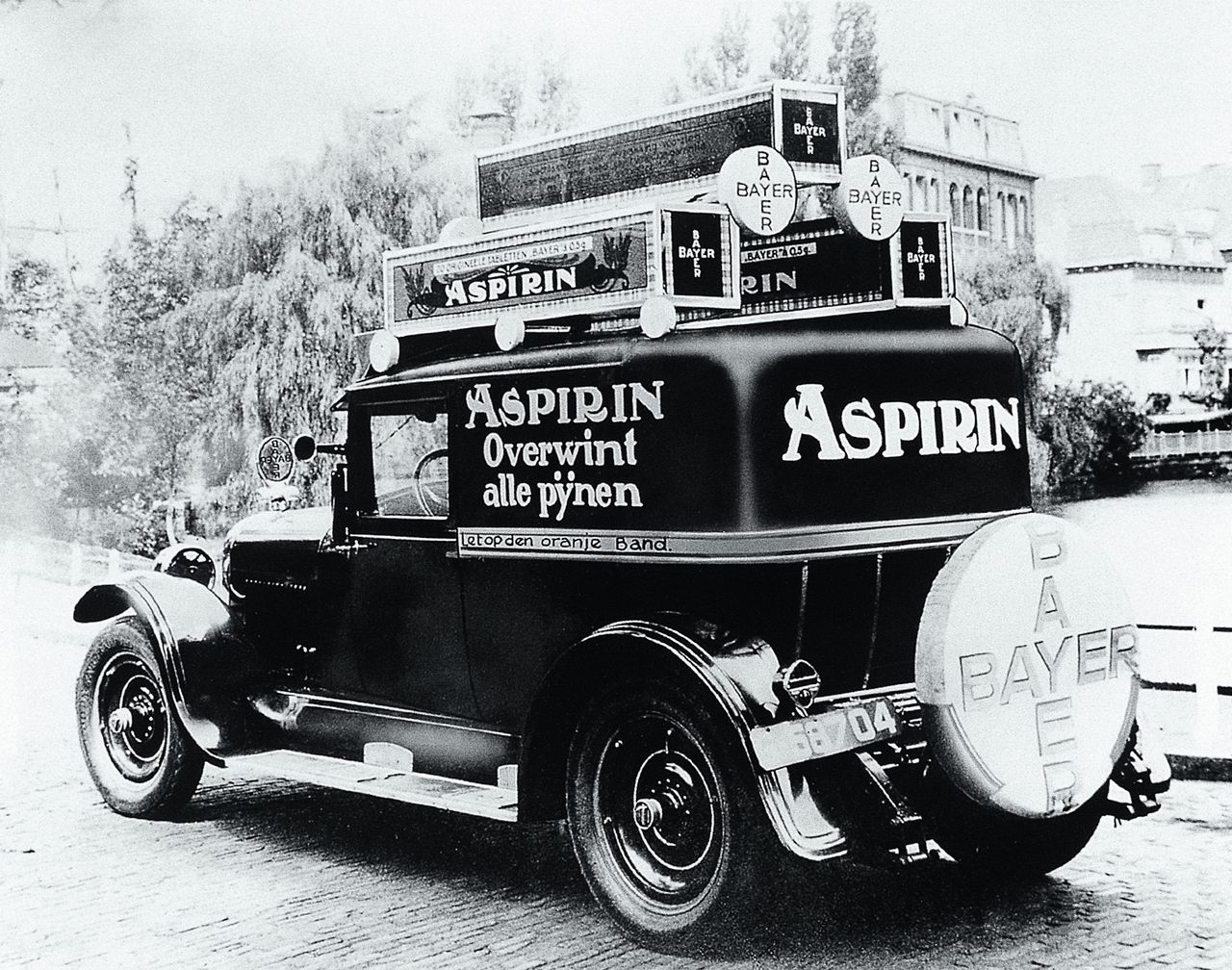 Reklama aspiryny, 1929 r.
