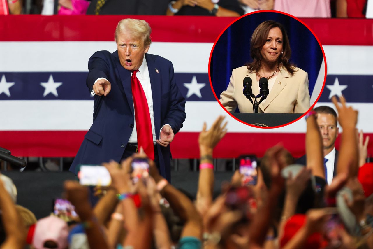 Trump leads Harris in first poll since Biden exits race