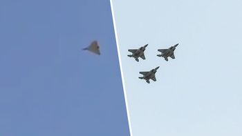 800 dronów leci na Izrael. Trwa przechwytywanie