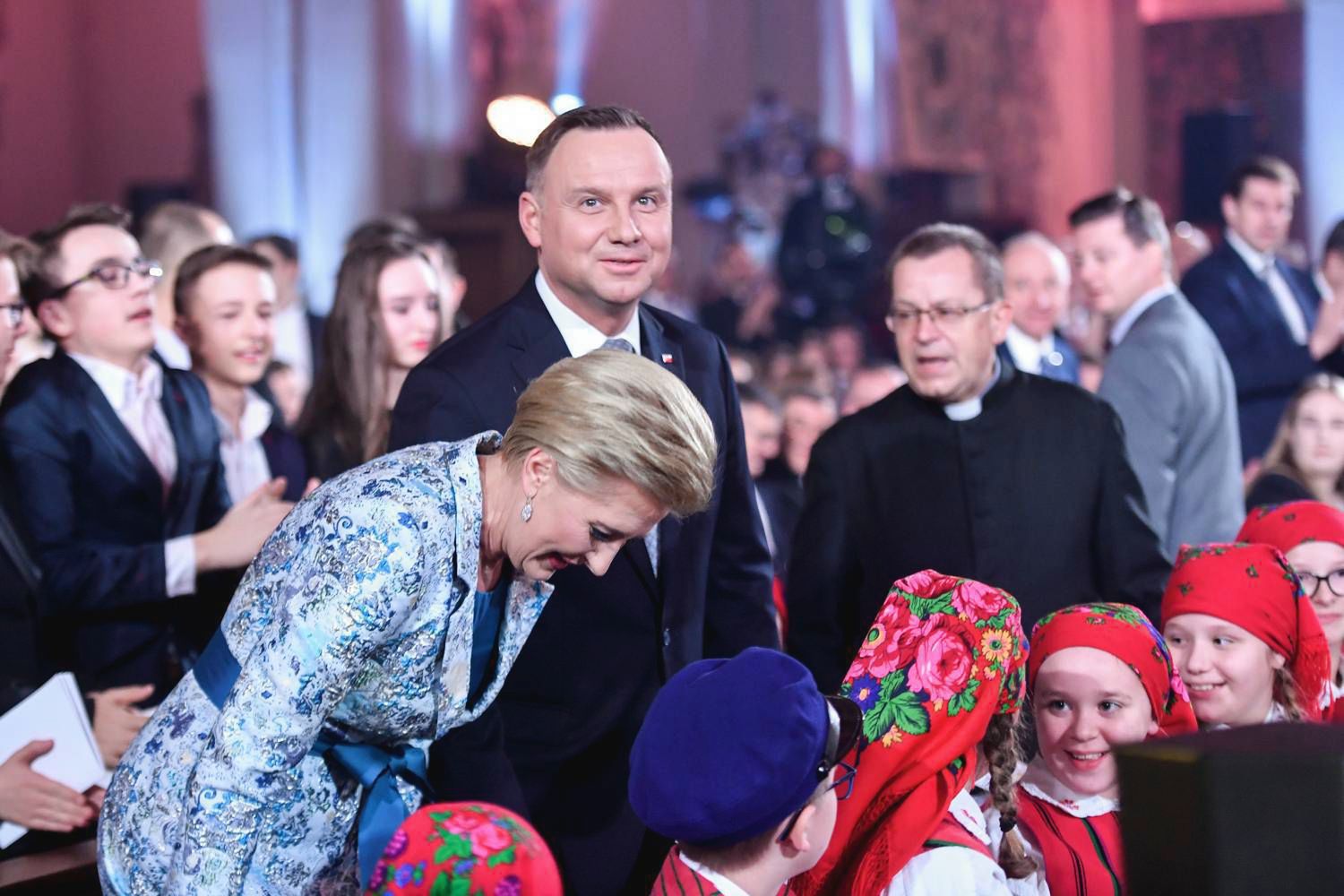 Andrzej Duda i Agata Duda – koncert kolęd TVP 2019: Jaka Wigilia, taki cały rok