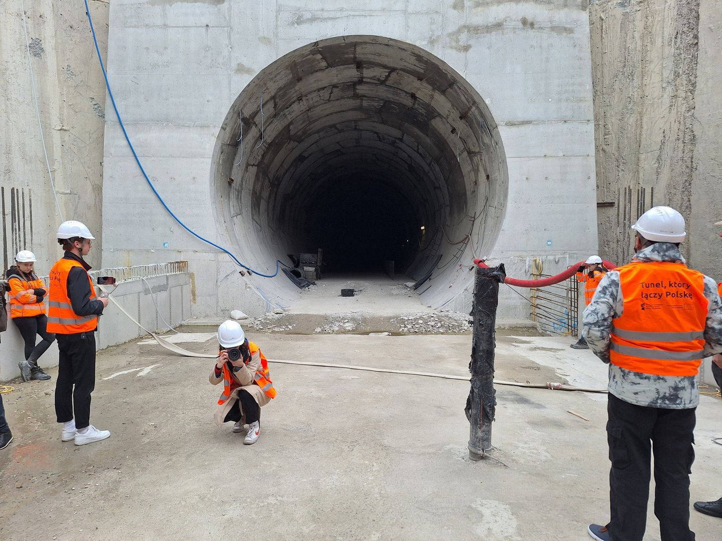 Budowa tunelu kolejowego pod Łodzią - prace na podziemnym przystanku Łódź Koziny