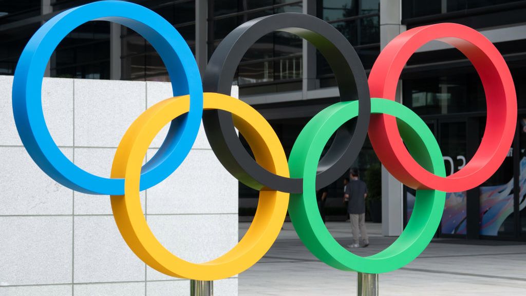 Getty Images / Costfoto/NurPhoto / Na zdjęciu: logo igrzysk olimpijskich