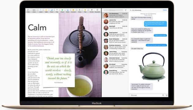 MacOSX 10.11 El Capitan podzielony ekran