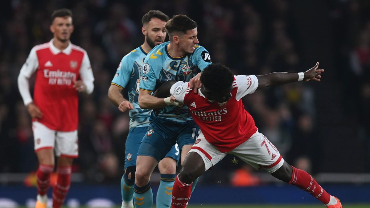 PAP/EPA / NEIL HALL / Na zdjęciu: mecz Arsenal FC - Southampton FC