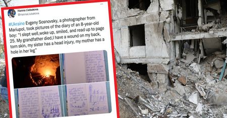 Pamiętnik ośmiolatka z Mariupola w sieci. Przerażająca relacja