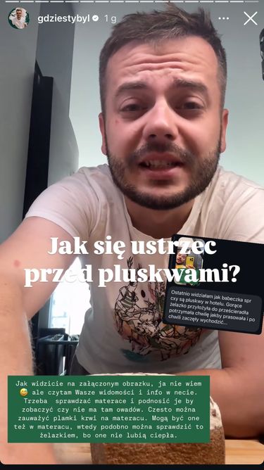 Instagramowa relacja Pawła