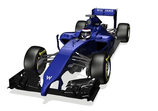 Bolid Williamsa FW36 na sezon 2014 / fot. Twitter @WilliamsF1Team