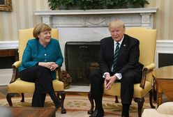 Donald Trump nie chciał podać ręki Angeli Merkel. Mamy nagranie