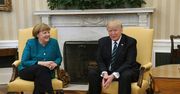 Donald Trump nie chciał podać ręki Angeli Merkel. Mamy nagranie
