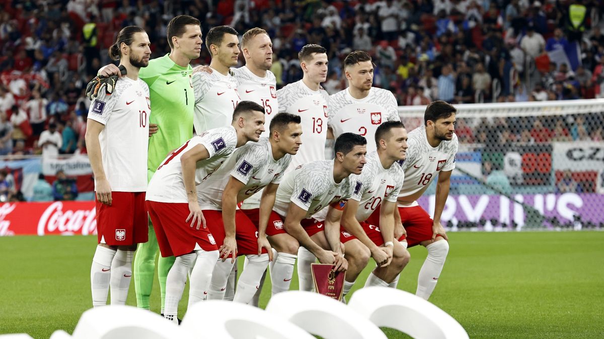 reprezentacja Polski przed meczem z Francją na mundialu w Katarze