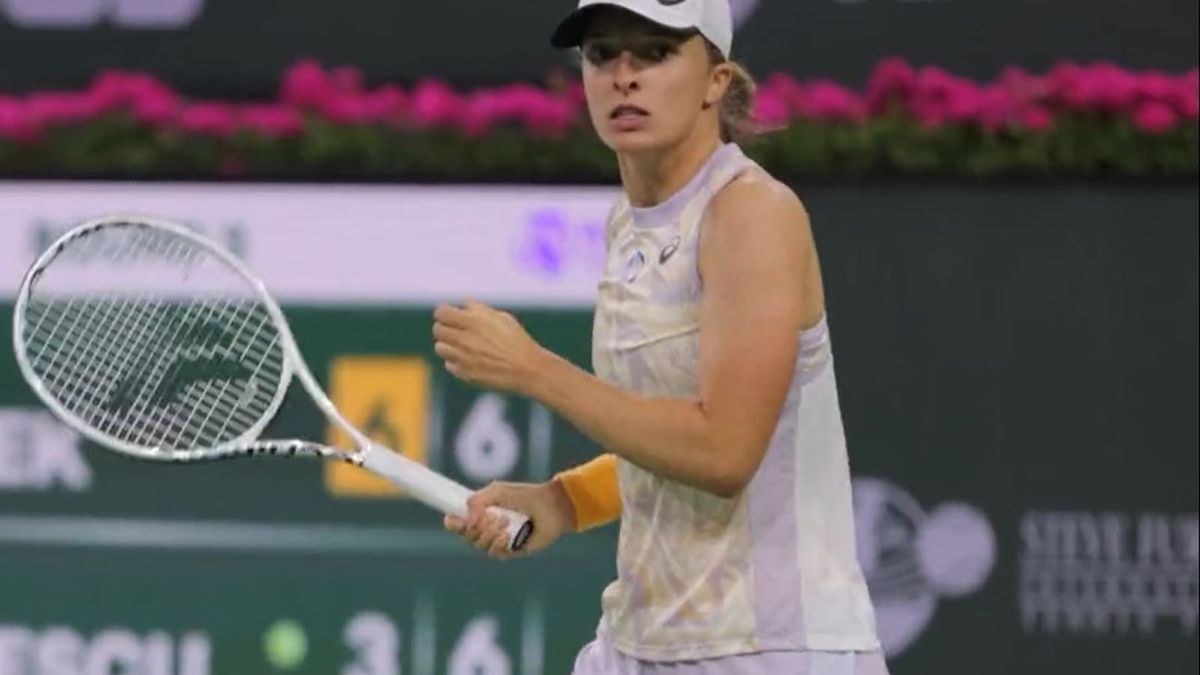 Twitter / BNP Paribas Open / Na zdjęciu: Iga Świątek