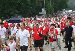 Ewakuacja strefy kibica w Berlinie. Tuż przed meczem Polaków