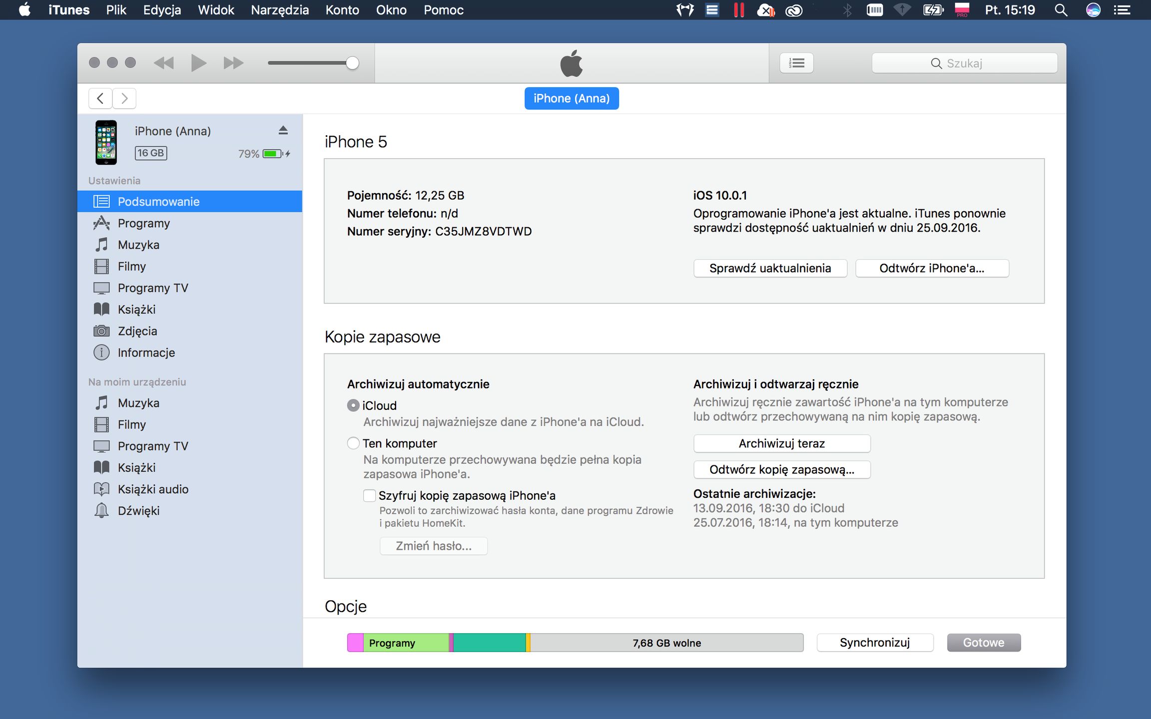 Szyfruj kopię, hasło w razie czego złamiesz raz dwa