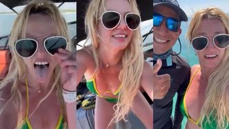 Fani ZANIEPOKOJENI zachowaniem Britney Spears: wygina się na łódce do piosenki Timberlake'a i bełkocze z dziwnym akcentem