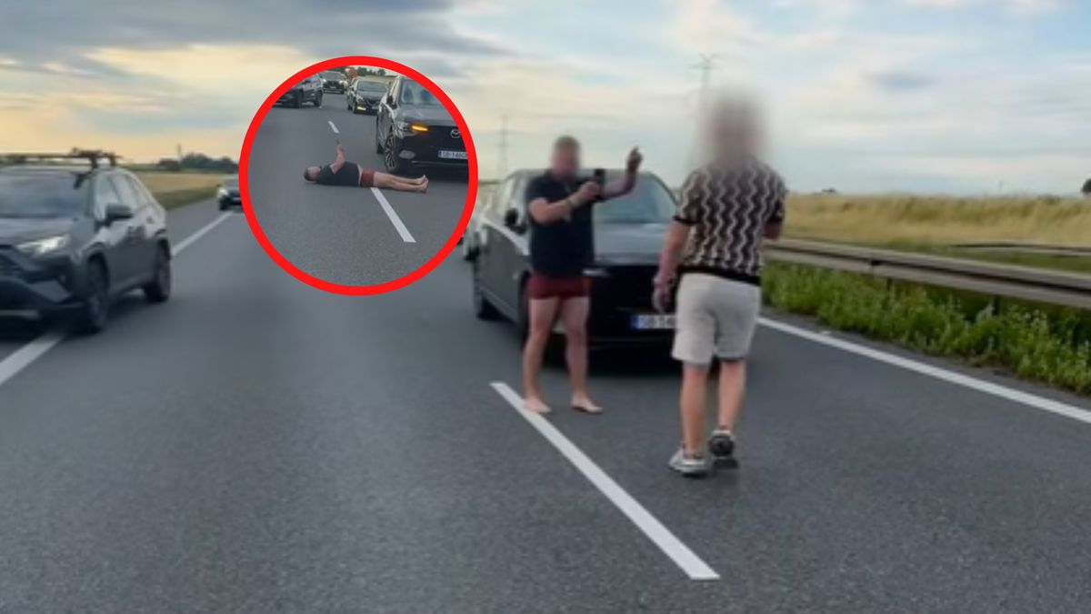 Terroryzował kierowców na A4.