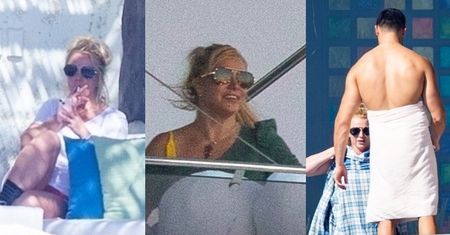 Britney Spears relaksuje się w Meksyku u boku 27-letniego narzeczonego (ZDJĘCIA)
