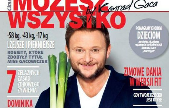 Burda wydaje „Możesz wszystko by Konrad Gaca”, magazyn o zdrowym stylu życia