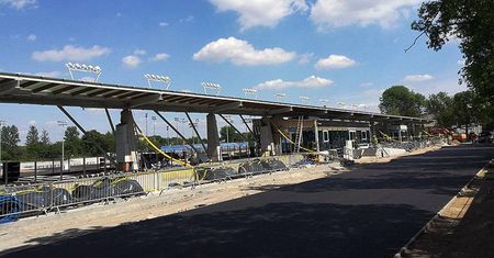 Stadion lekkoatletyczny w Lublinie. Niecałe trzy miesiące do zakończenia budowy