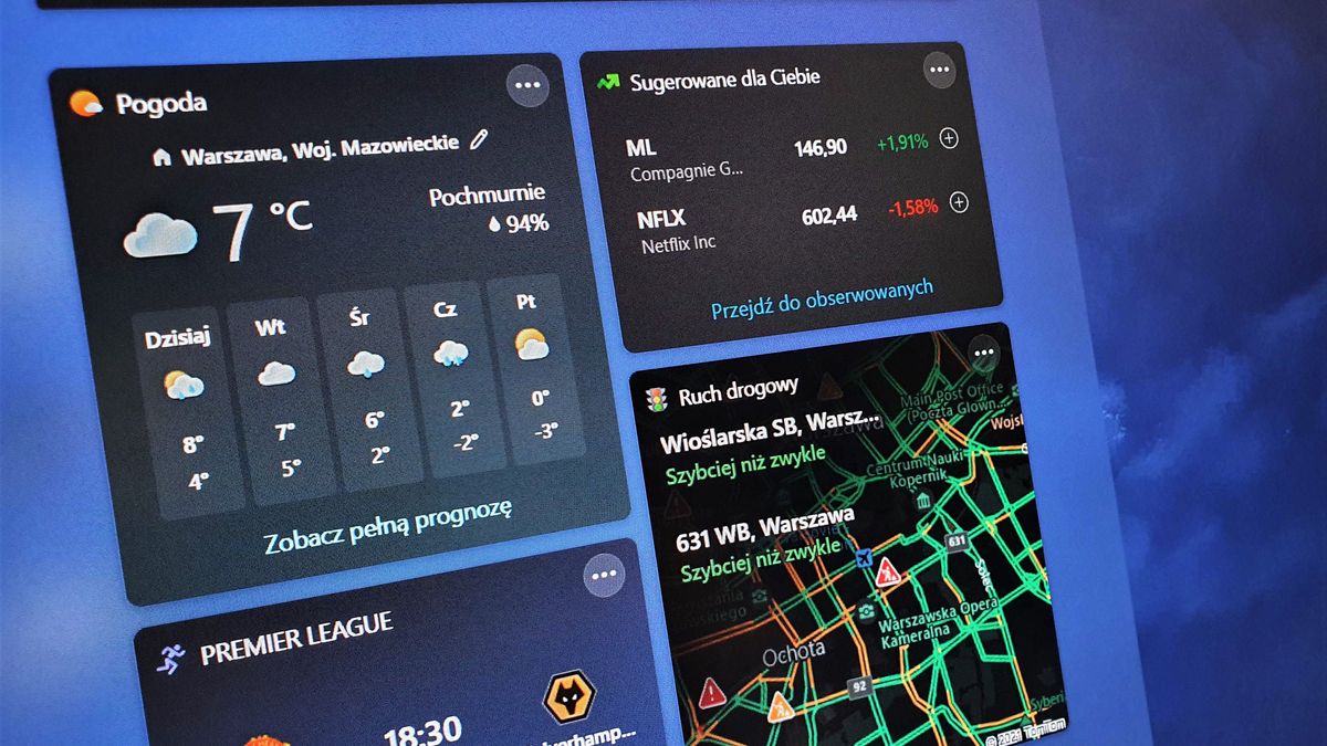 Widżety w Windows 11