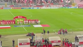 Sceny przed meczem Malta - Polska. Dziewczynka skradła show!