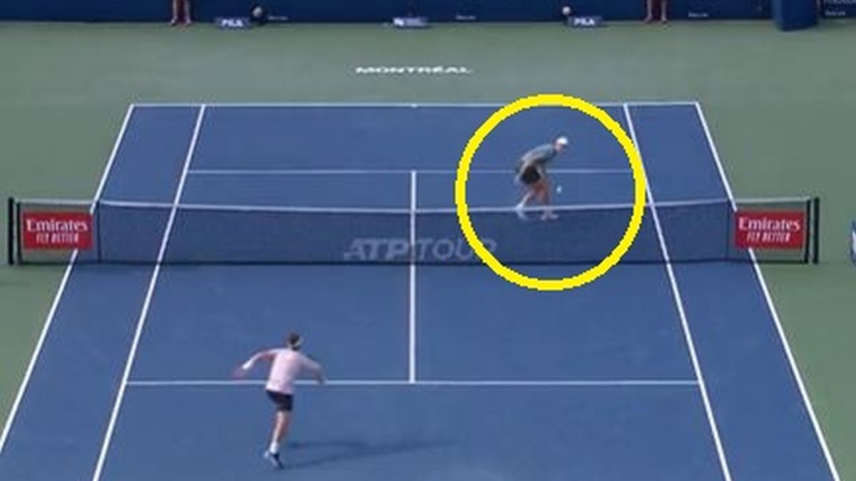 Zagranie Huberta Hurkacza