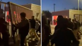 Piłkarze nie mogli wrócić do domów. Dantejskie sceny przed klubem