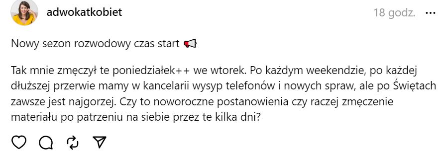Adwokatka Aleksandra Wejdelek-Bziuk wskazuje na większą liczbę rozwodów na początku roku