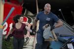 "San Andreas": Carla Gugino przerażona w czasie trzęsienia ziemi