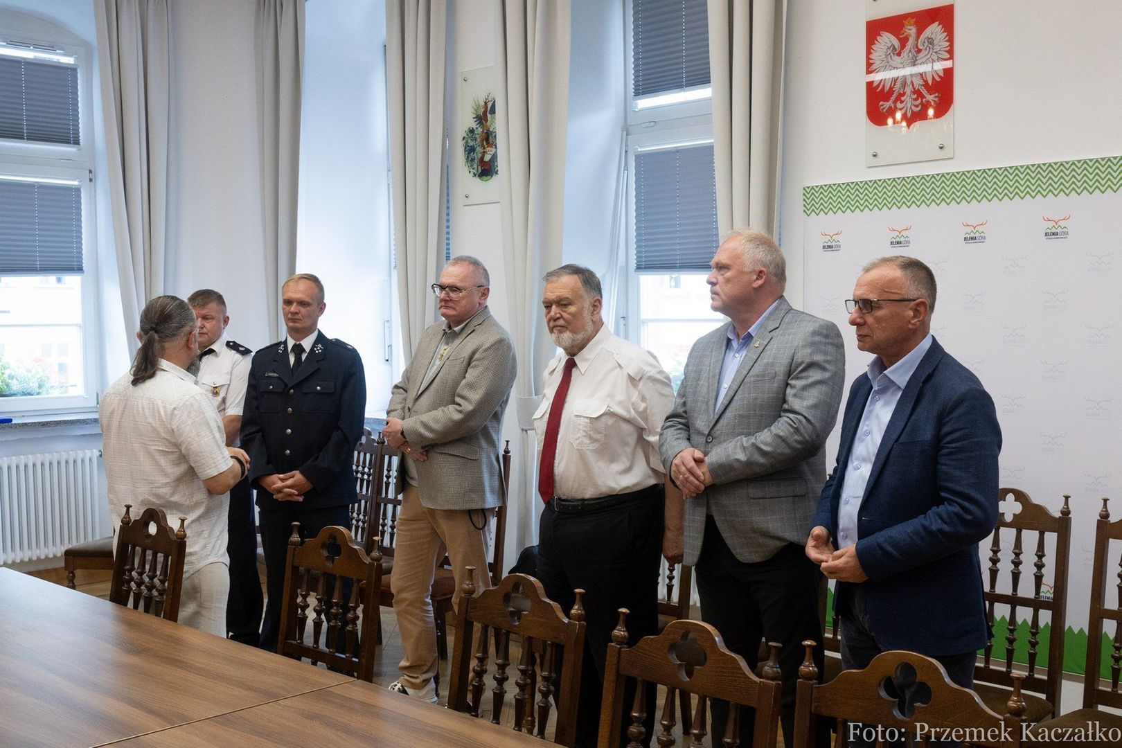 25.06.2025 Jelenia Góra. Przekazanie sprzętu dla OSP od Rotary Club