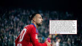 "Nie pozwolili". Lider Rakowa uderza w klub