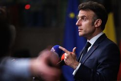 Macron o nocnych atakach na Ukrainę. "Rosja nie chce pokoju"