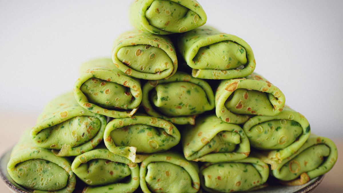 Szpinakowe naleśniki