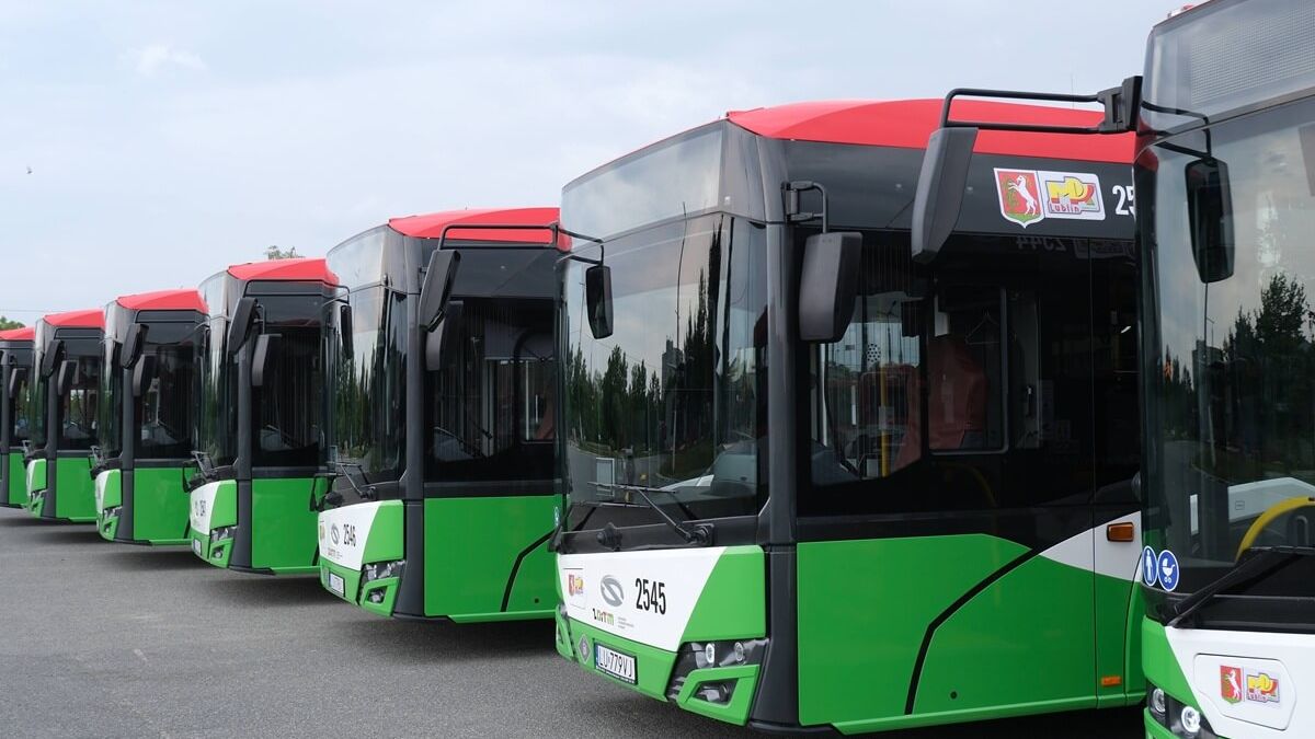 Przegubowe hybrydy Solaris w barwach MPK Lublin