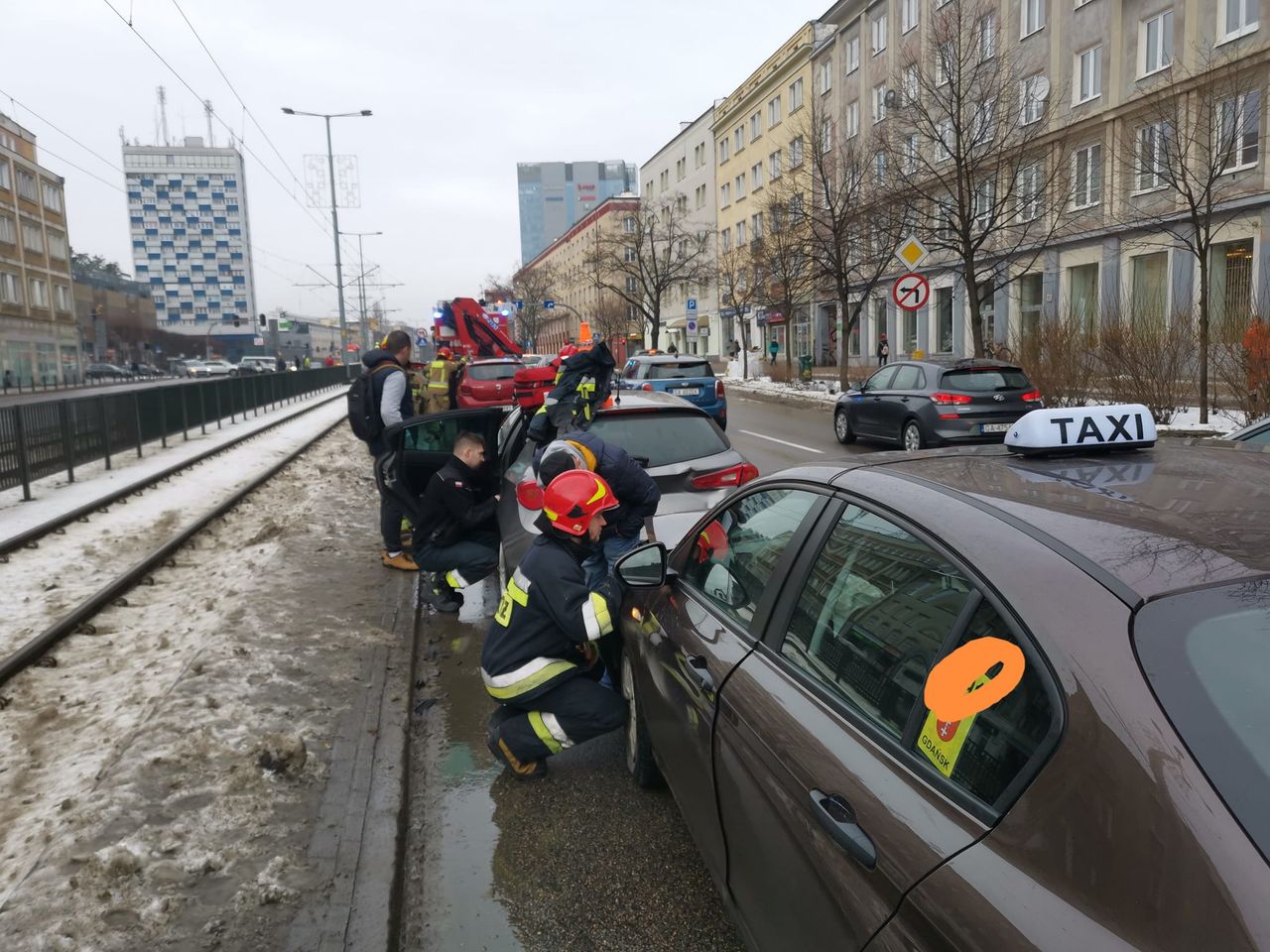 Do stłuczki doszło na alei Grunwaldzkiej w Gdańsku 