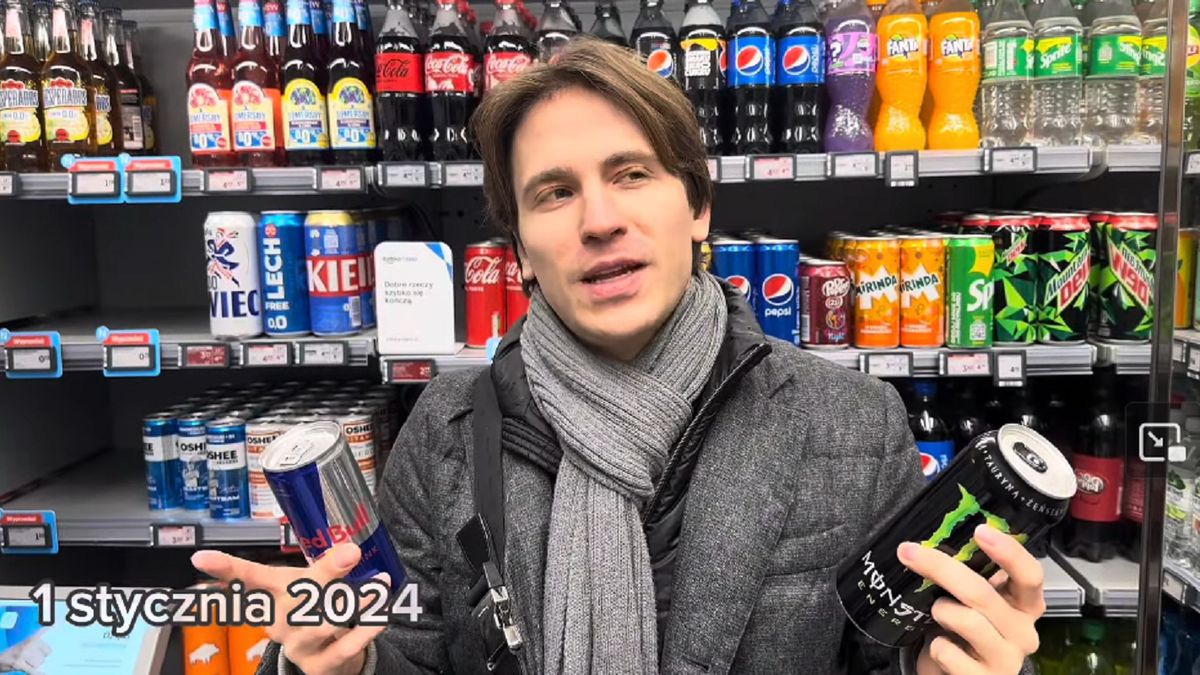 Od 1 stycznia kupowanie energetyków przez osoby poniżej 18 lat jest nielegalne