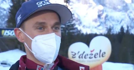 Dziennikarz TVP nie wiedział, co odpowiedzieć. Piotr Żyła podsumował urlop