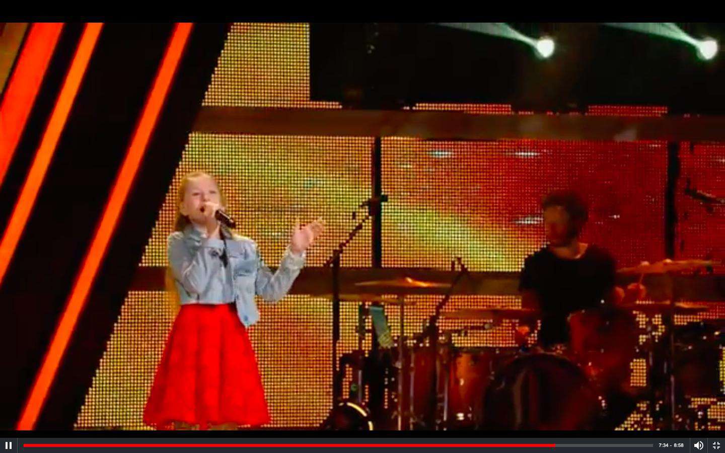 Córka Aldony Orman w niemieckiej wersji The Voice Kids
