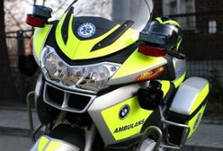 Motocyklowa karetka w Warszawie