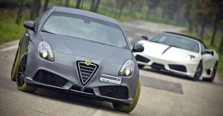 Alfa Gulietta w zielonych butach