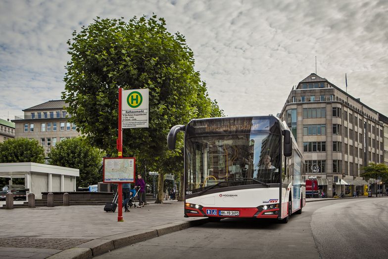 Solaris dostarcza pojazdy m.in. do Hamburga.