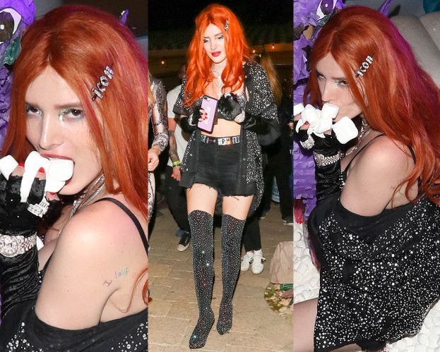 Coachella 2019: Bella Thorne zajada się piankami w basenie dla dzieci...