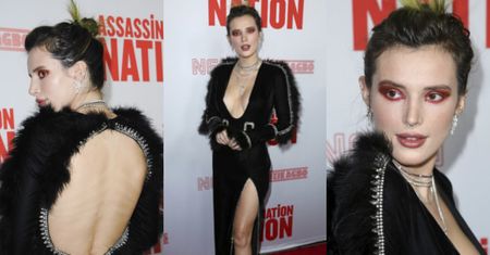 Przerażająca Bella Thorne "szczuje biustem" na premierze filmu